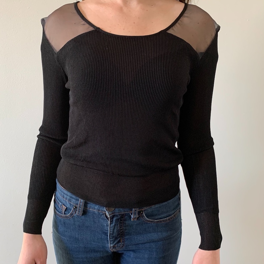Beautiful vintage Valentino light, black top